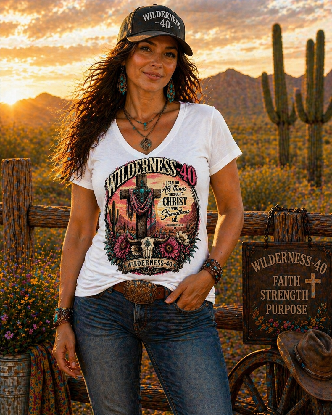 Women’s relaxed v-neck t-shirt