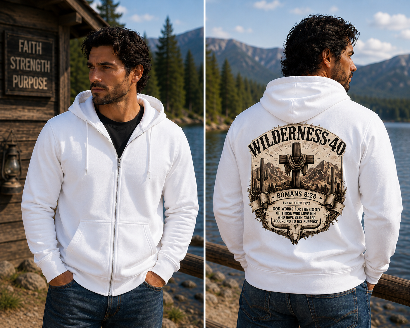 Unisex heavy blend zip hoodie
